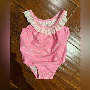 Pink and White Baby Swimsuit 0-3 Months